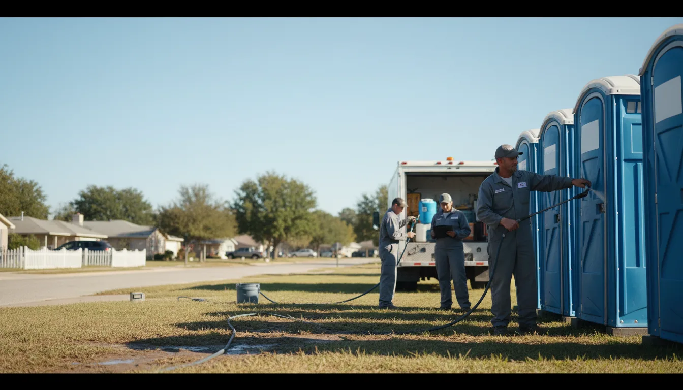 Long-Term Portable Toilet Rental in Taylors, SC near me